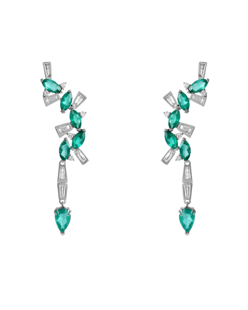 Brinco Cannes | Esmeraldas e Diamantes