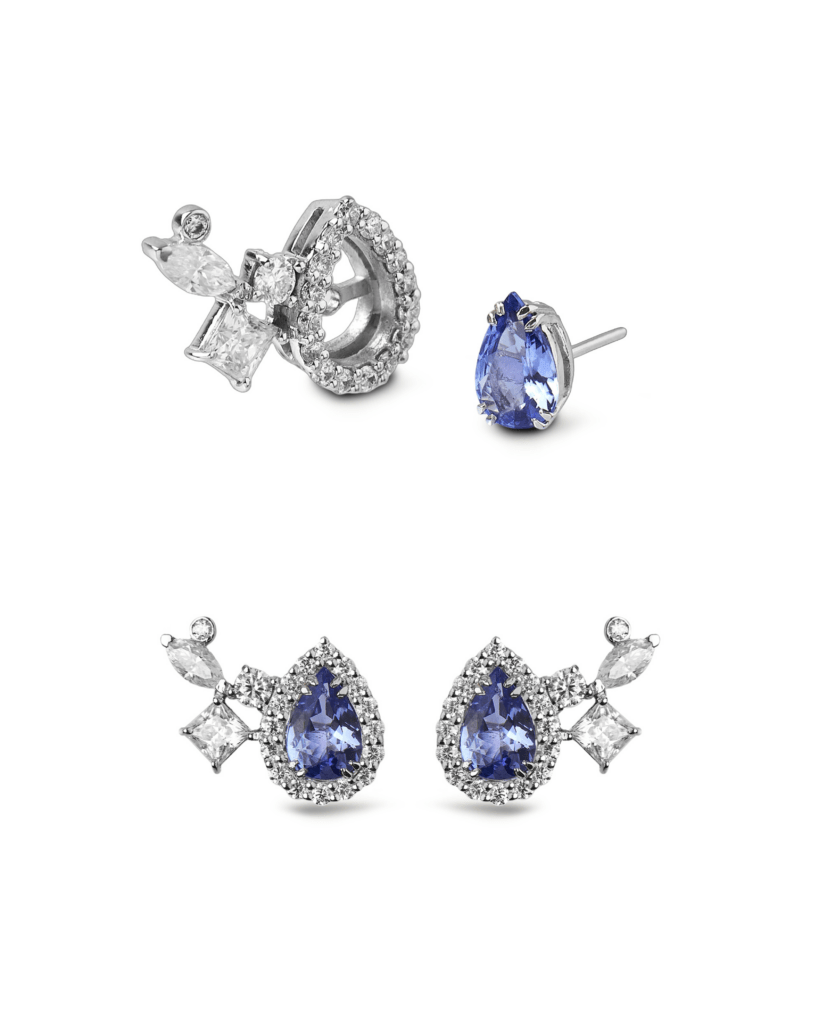 Brinco Versailles | Tanzanitas e Diamantes
